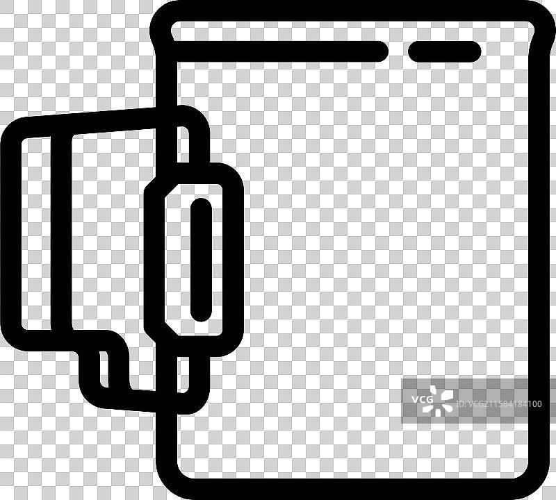 钛合金超轻杯子线条图标图片素材