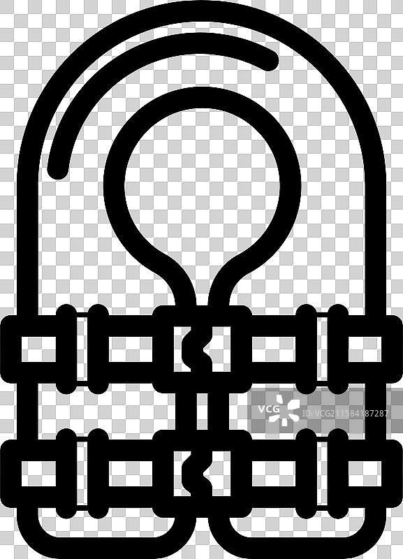 救生衣 航海 运动 线条图标图片素材