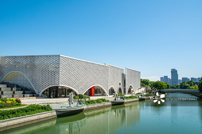 世纪婚宴广场 先锋河 街景 钱江世纪城 钱江世纪公园 商务区 城市环境 杭州 城市建筑风光 都市景观图片素材