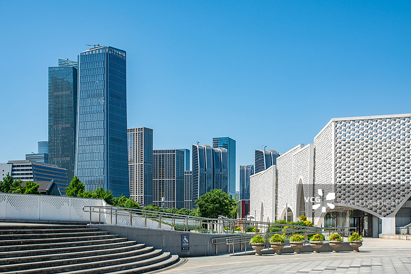 钱江世纪城 钱江世纪公园 商务区 高楼大厦 城市环境 杭州 城市建筑风光 都市景观 杭州建筑 商务楼图片素材