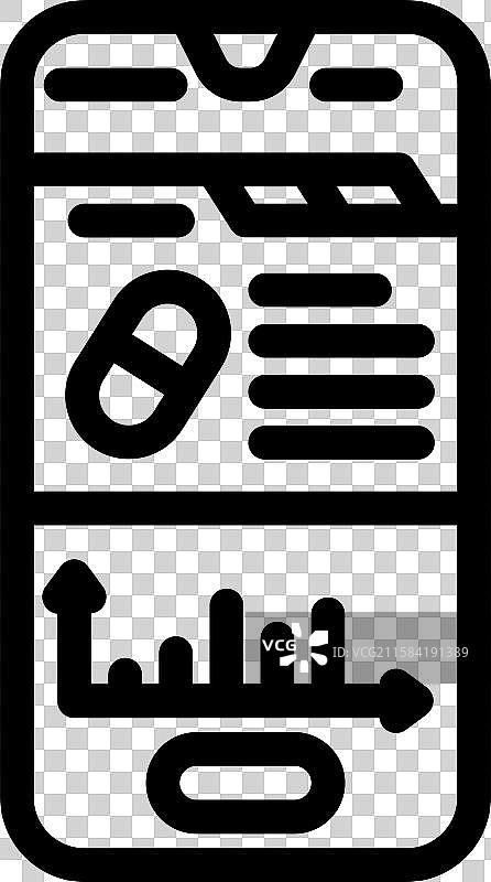 药物管理应用程序 医疗创新图片素材