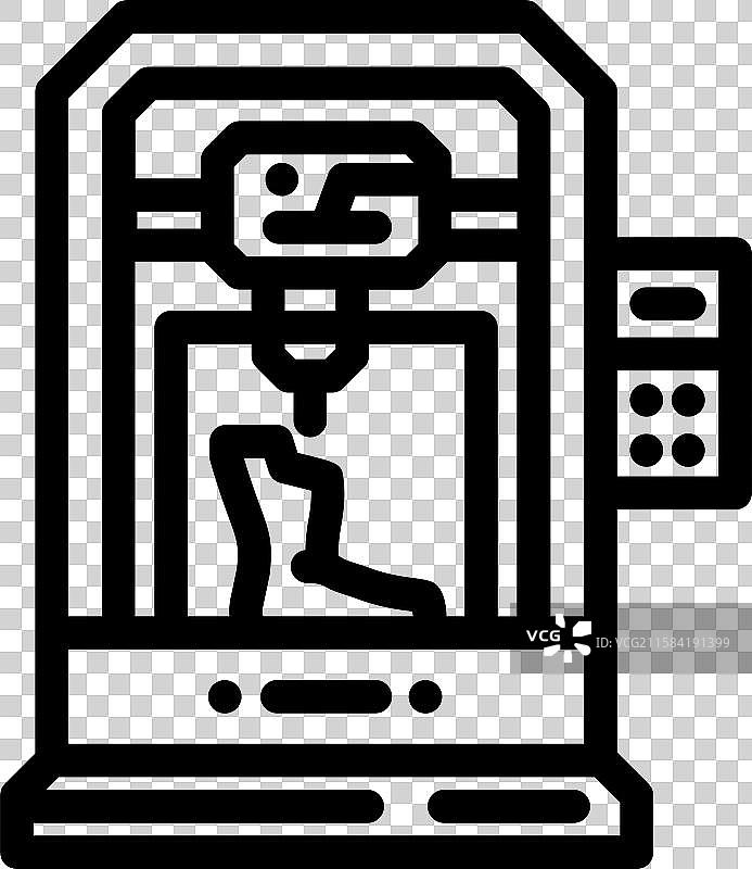 3D打印假肢医疗创新线图片素材