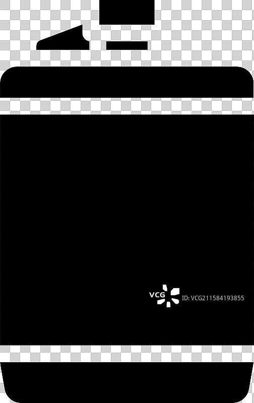 钛合金超轻型酒壶图标图片素材