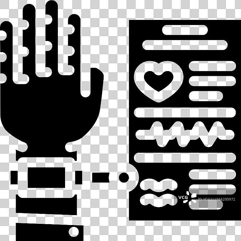 生物识别健康传感器医疗创新图片素材