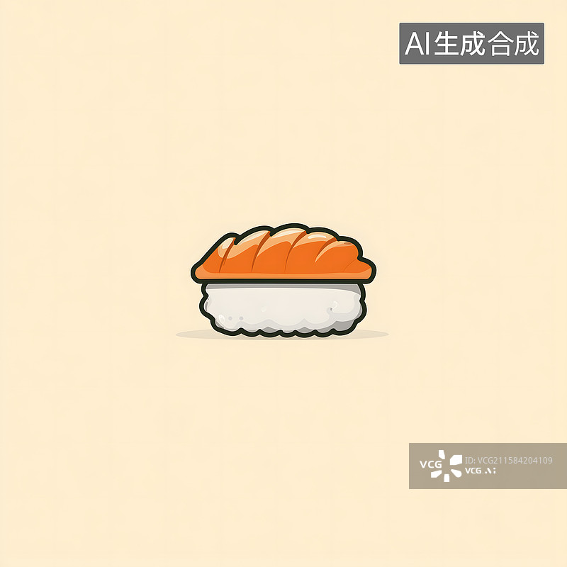 【AI数字艺术】卡通寿司萌样图片素材