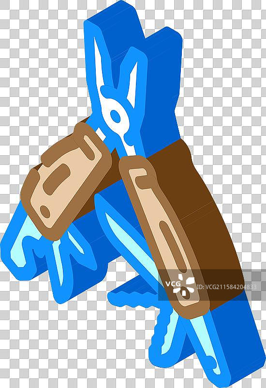 多功能钛合金等距图标图片素材