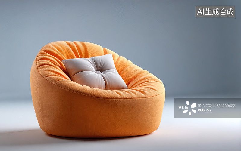 【AI数字艺术】一个舒适的懒人沙发图片素材