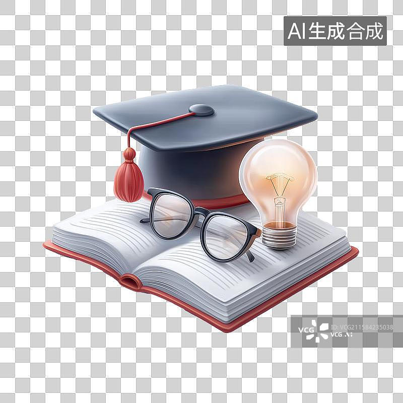 【AI数字艺术】毕业创造力概念图片素材