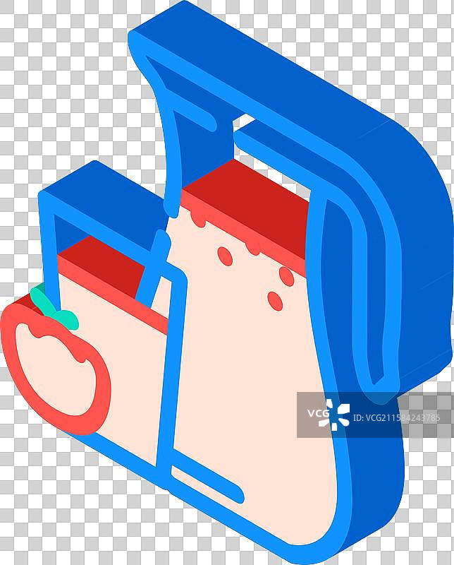 番茄汁餐饮饮料等距图标图片素材