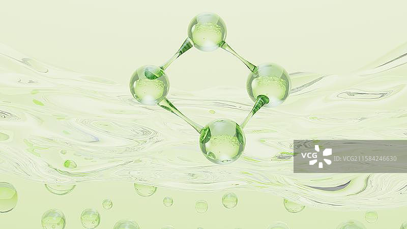 凝珠精华细胞分子渲染图片素材