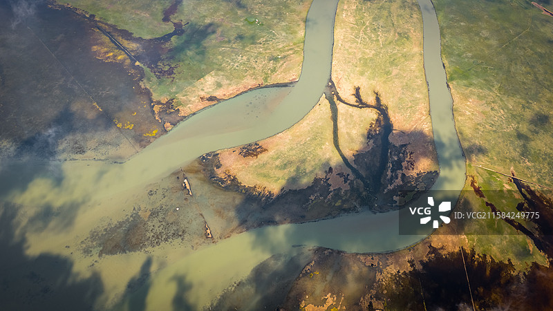 青海湖湿地风光图片素材