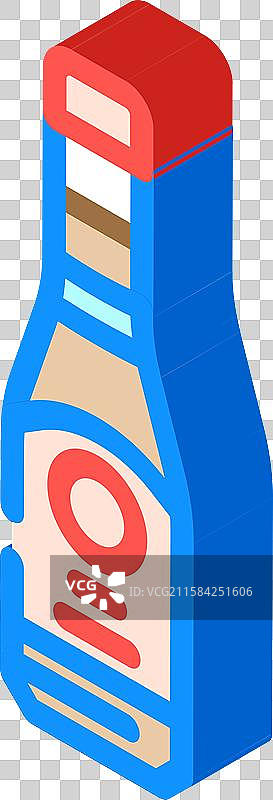 照烧酱调味品等距图标图片素材