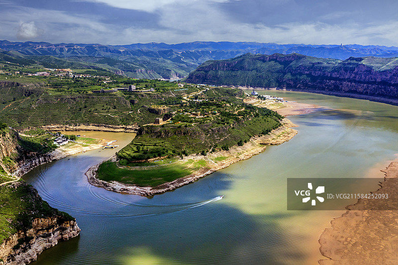 老牛湾黄河大峡谷图片素材