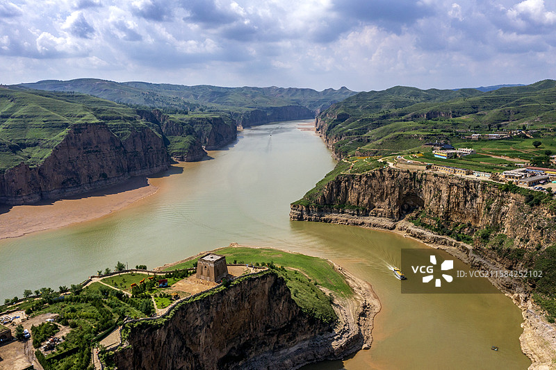 老牛湾黄河大峡谷图片素材