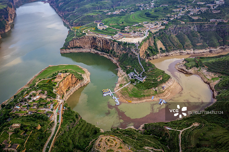 老牛湾黄河大峡谷图片素材