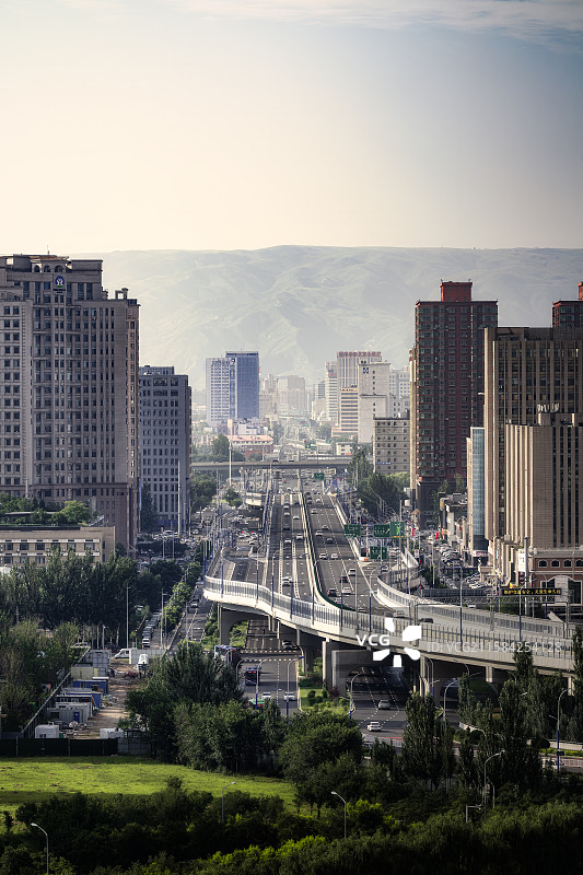 呼和浩特城市风光图片素材