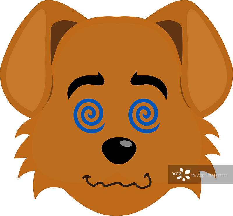 被催眠的狗图片素材