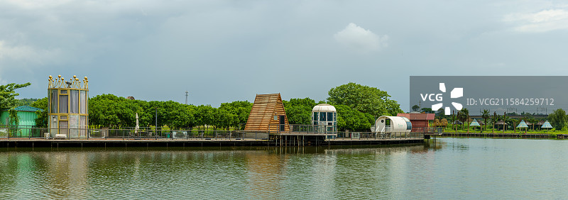 佛山三水江根村露营休闲场地图片素材