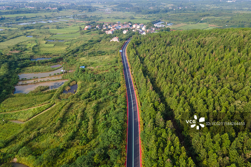 孝感市观音湖风光图片素材