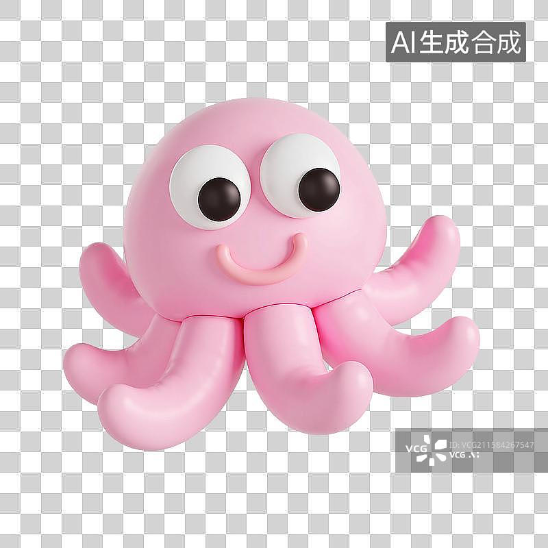 【AI数字艺术】3d膨胀风图片素材