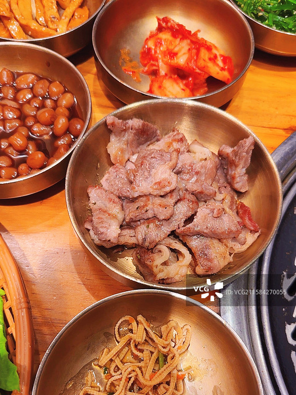 韩式烤五花肉图片素材