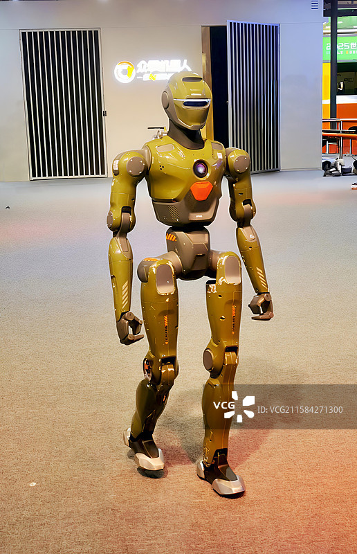 2025北京世界机器人大赛展出的机器猫图片素材