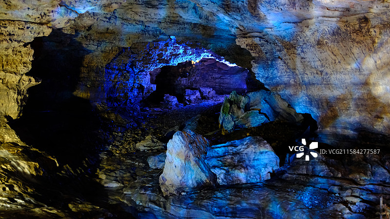 双河洞溶洞（贵州遵义）图片素材