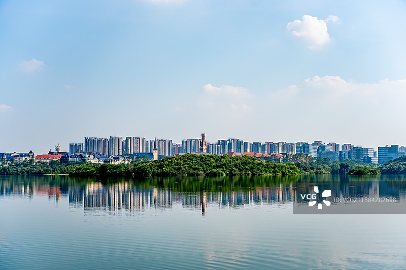 东莞松山湖欧式建筑图片素材