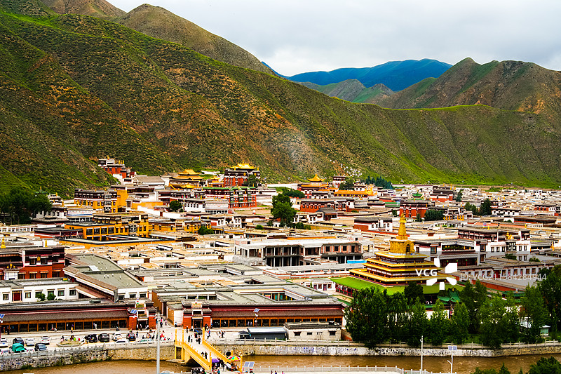 夏河拉卜楞寺图片素材