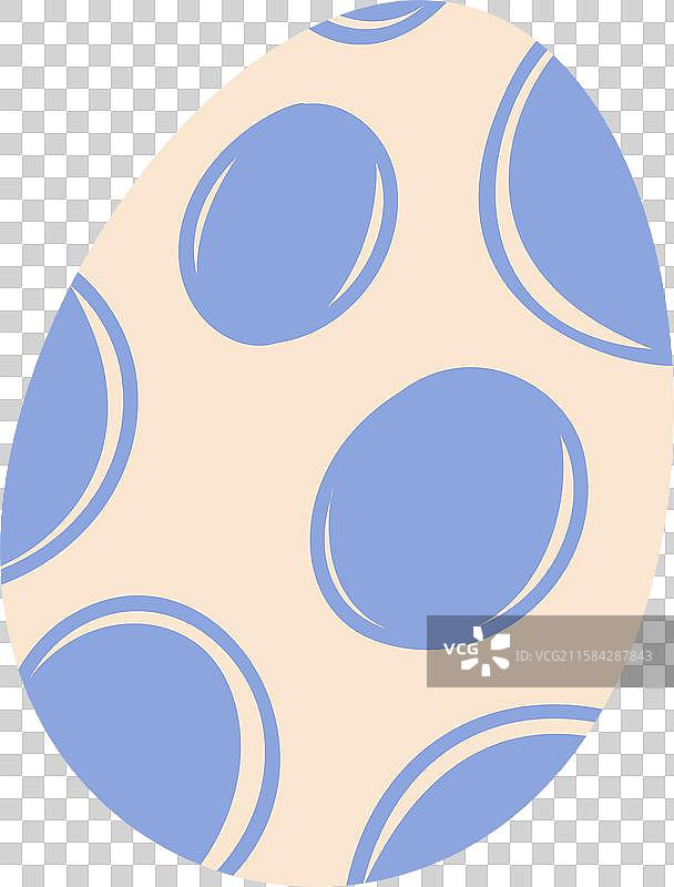 可爱的斑点恐龙蛋卡通图案图片素材