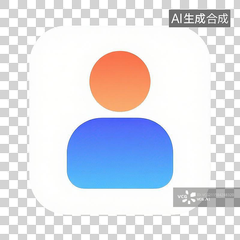 【AI数字艺术】3D渲染免抠图形元素人物头像通讯录图标图片素材