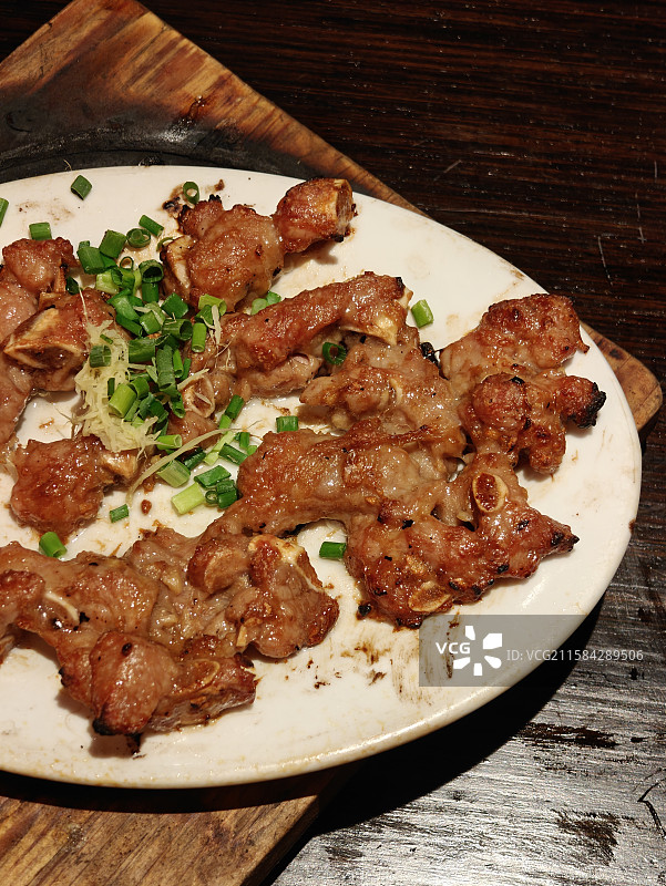 广式啫啫煲-金牌干蒸排骨图片素材