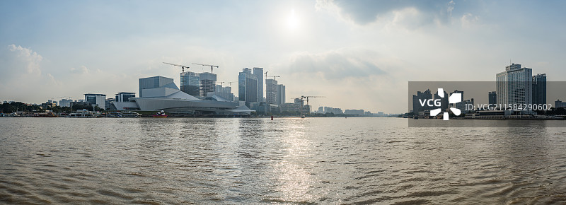 白鹅潭全景图片素材