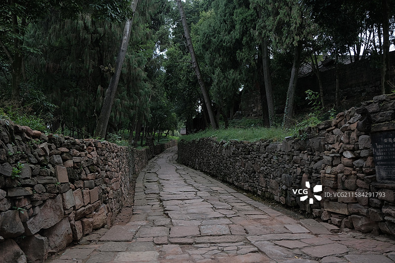 德阳罗江白马关，先秦古蜀道，金牛道图片素材