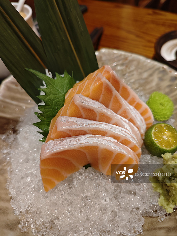 三文鱼刺身图片素材