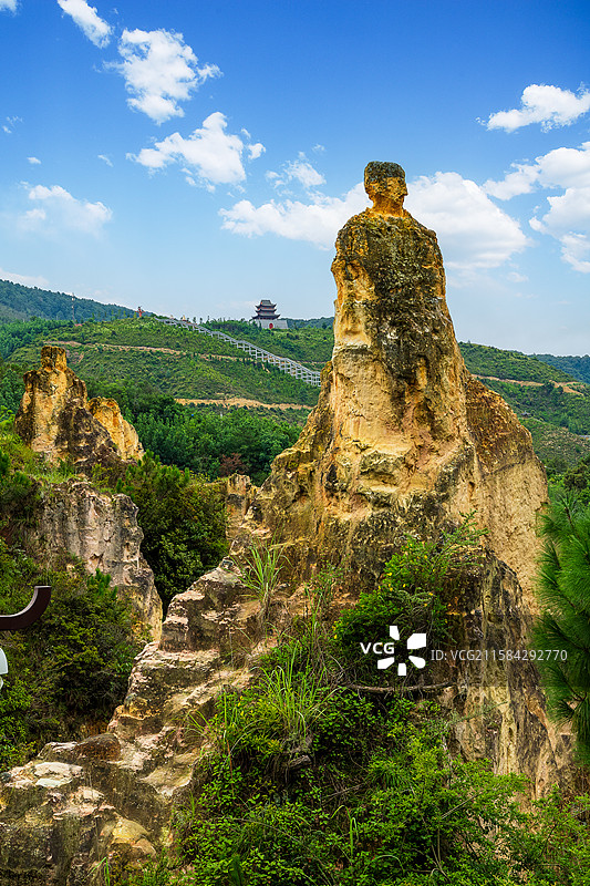 曲靖市陆良县彩色沙林图片素材