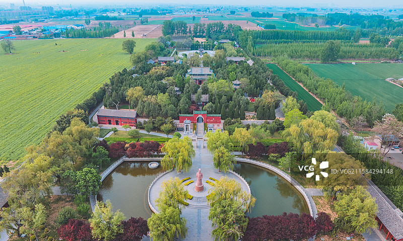 河南安阳羑里城图片素材