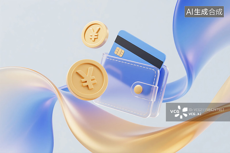 【AI数字艺术】财韵流转图片素材