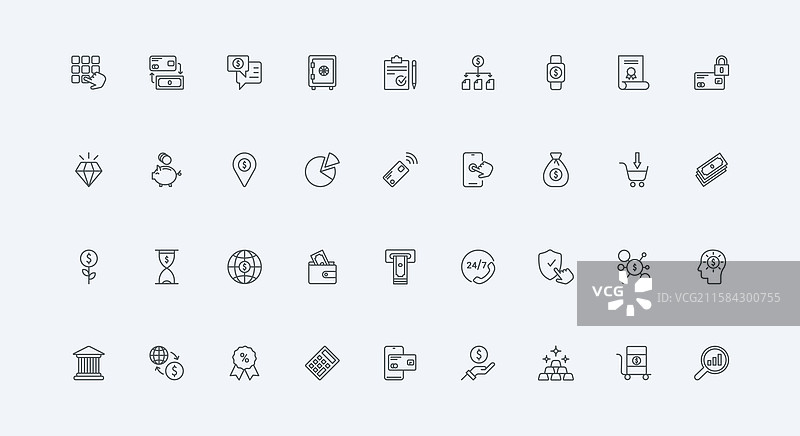 银行投资金融与存款自动取款机图片素材