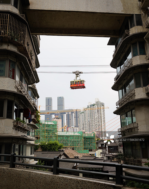 重庆白象居与长江索道图片素材