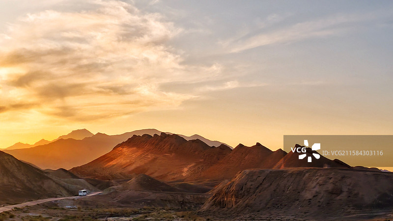 丹霞夕照图片素材