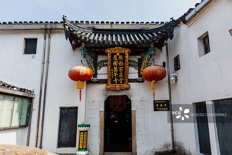 安徽九华山百岁宫图片素材