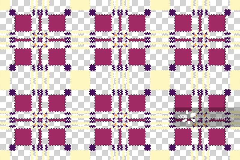 优质纹理背景丝绸格子无缝图案图片素材