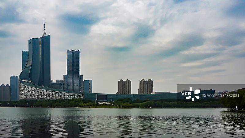 合肥天鹅湖公园图片素材