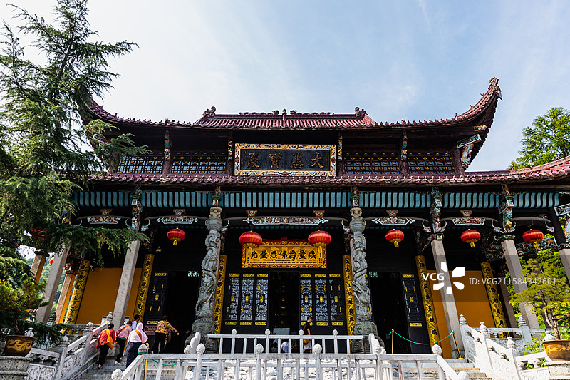 安徽九华山旃檀林图片素材