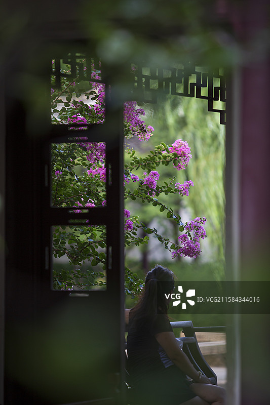 苏州园林可园图片素材