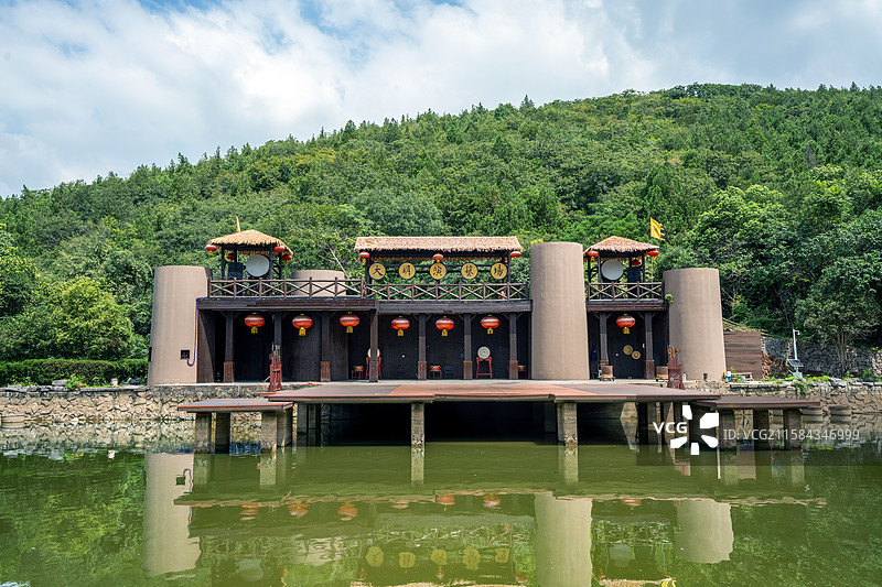 南京市明文化村（阳山碑材）景区大明演艺场图片素材