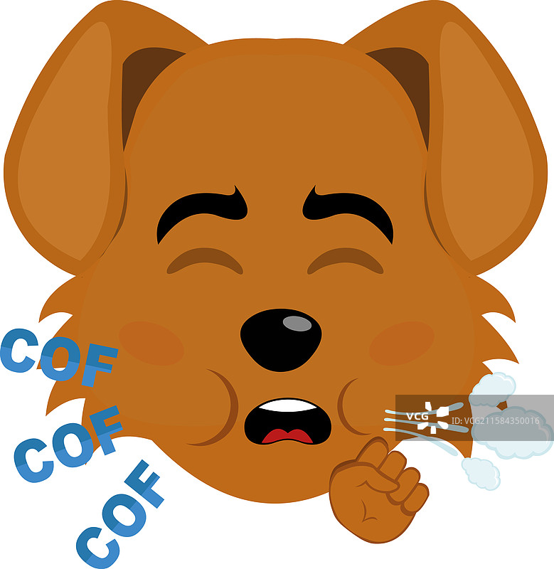 狗咳嗽图片素材