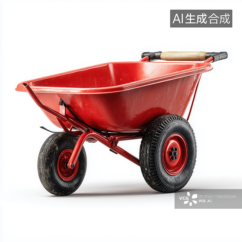 【AI数字艺术】独轮车工具图片素材