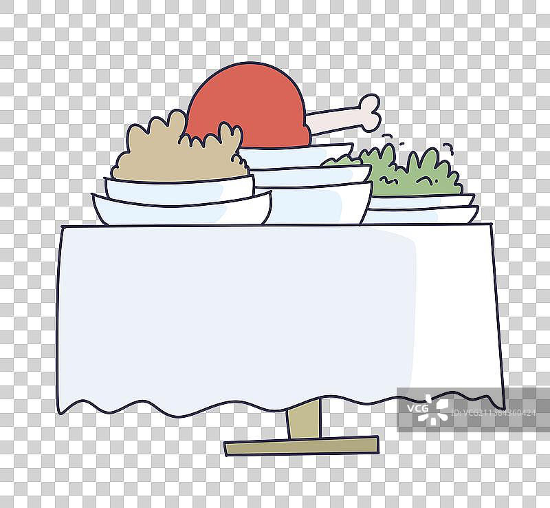 一桌饭菜图片素材